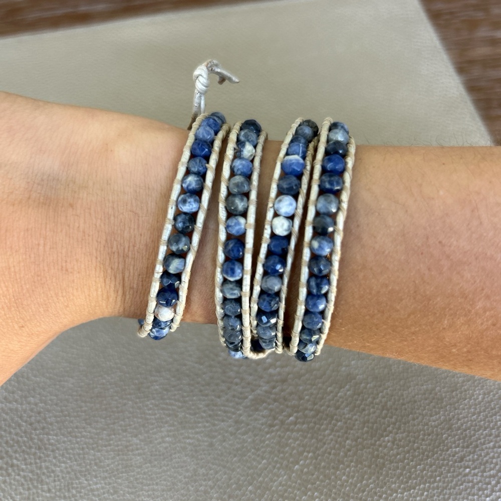 Chan Luu Blue Wrap Bracelet